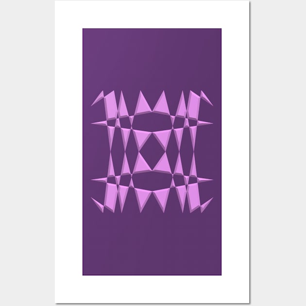 Object in 3D  pink Wall Art by robelf